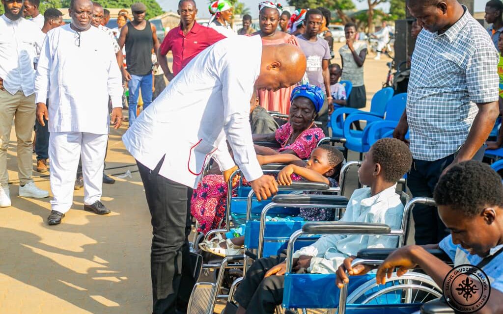 Okudzeto Ablakwa Donates 100 Wheelchairs to Constituents