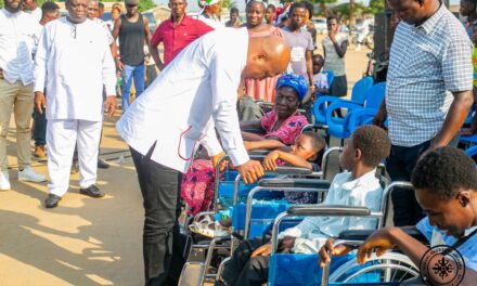 Okudzeto Ablakwa Donates 100 Wheelchairs to Constituents
