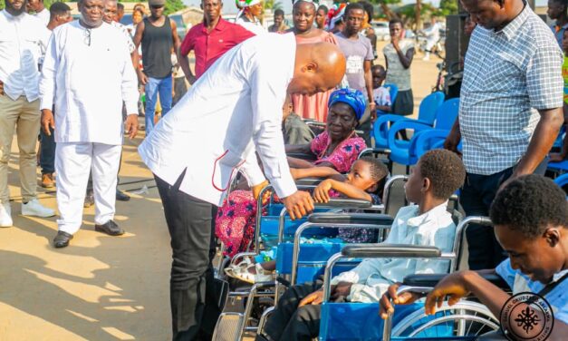 Okudzeto Ablakwa Donates 100 Wheelchairs to Constituents