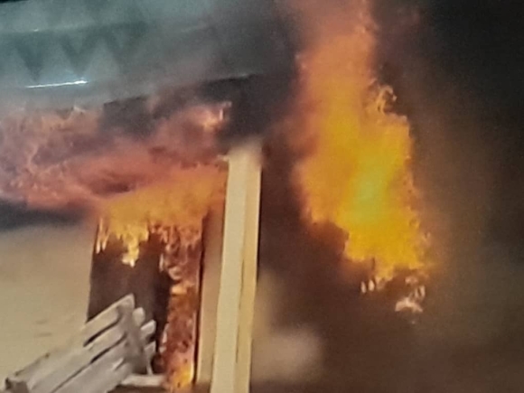 Damango Electoral Office Set Ablaze Amid Election Results Dispute