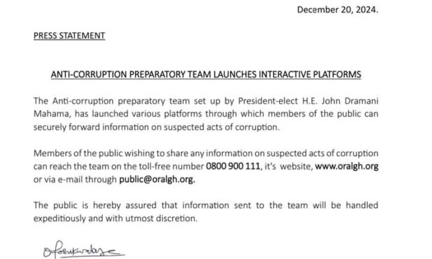 Mahama’s ORAL Team Launches Reporting Channels