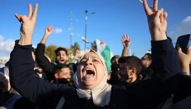 Celebrations in Syria for the fall of President Bashar al-Assad’s regime,