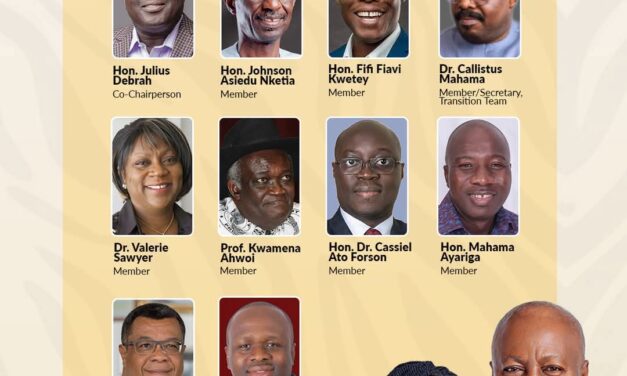 Mahama Names Transition Team Members